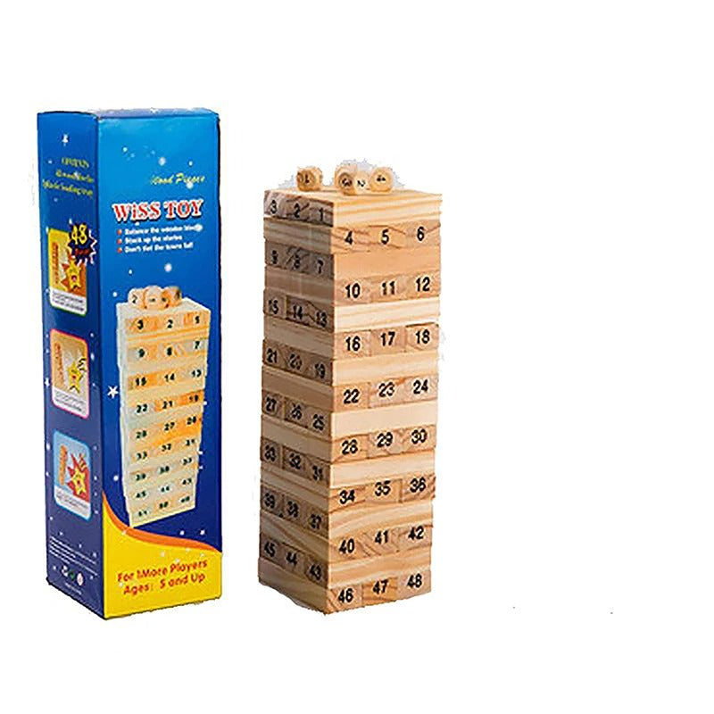 Wooden Blocks Stacking Game