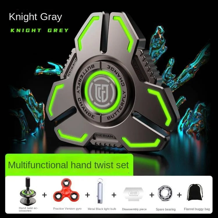 Luminous Fidget Spinner EDC metal stress relief