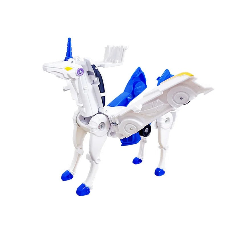 Unicorn Transforming Action Robot Car Toy