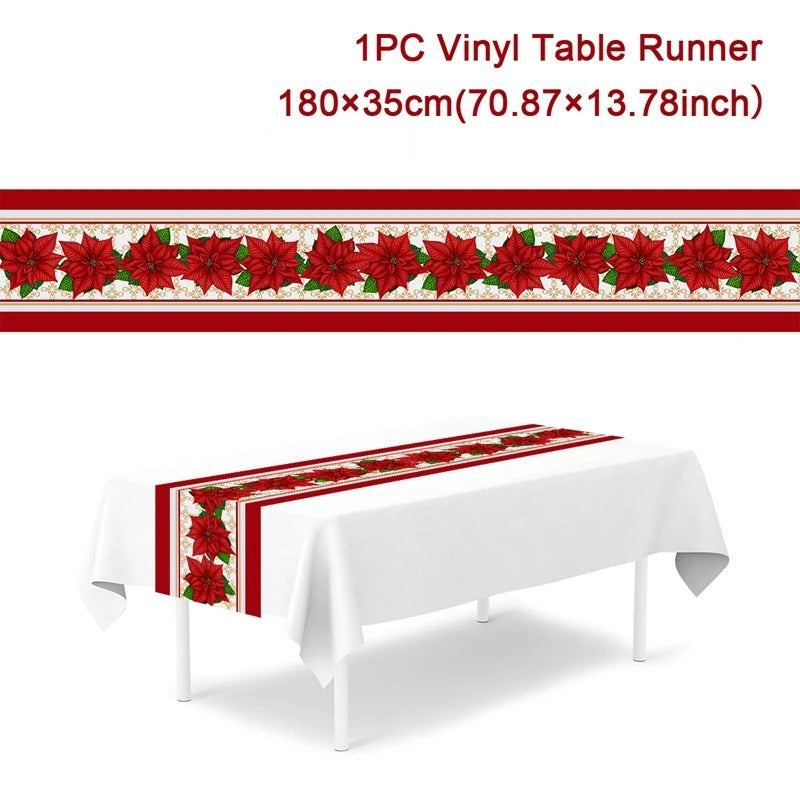 2024 Christmas Table Runners Merry Christmas Decoration