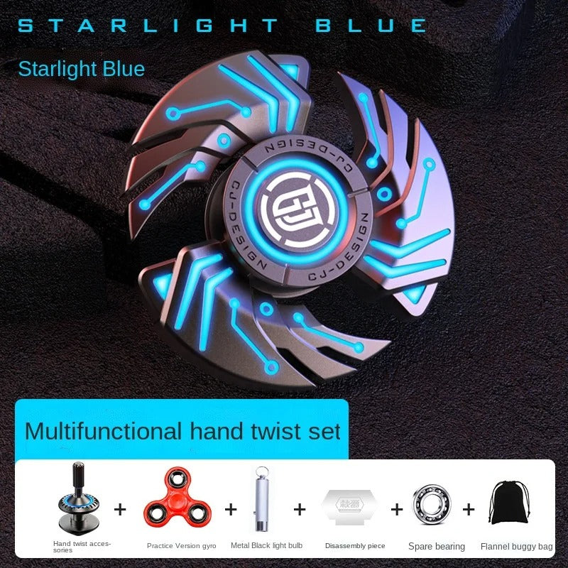 Luminous Fidget Spinner EDC metal stress relief