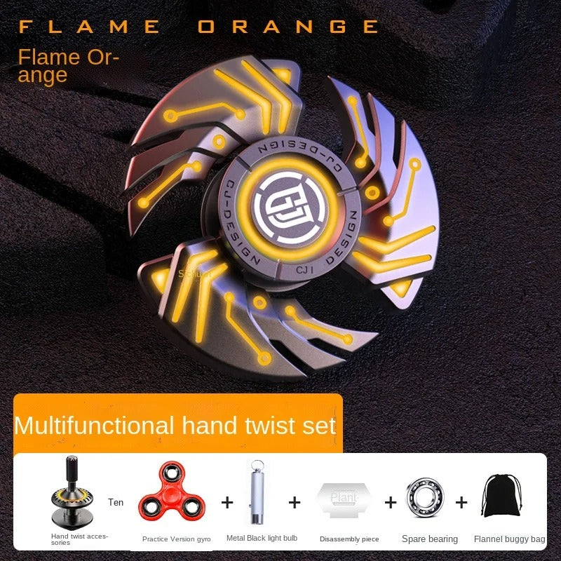 Luminous Fidget Spinner EDC metal stress relief