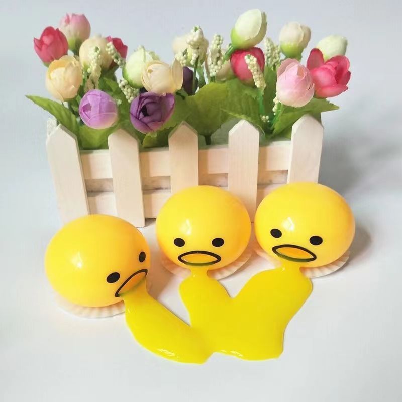 Vomiting Egg Yolk Toys Anti Stress