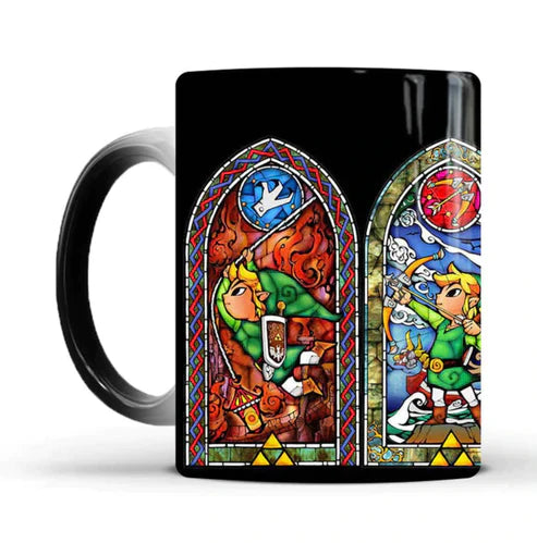 New 350mL Cute Zelda Color Transforming Magic Mugs